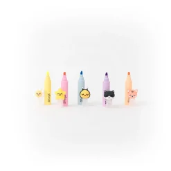 Mr Wonderfull Conjunto Estojo + 5 Sublinhadores - Colour