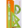 Note! Conjunto Flex Régua 30cm + Esquadro + Transferidor