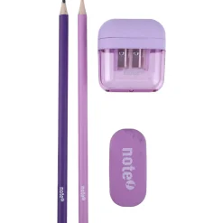 Hot Note! Conjunto Lápis Hd+Borracha+Afia Pastel