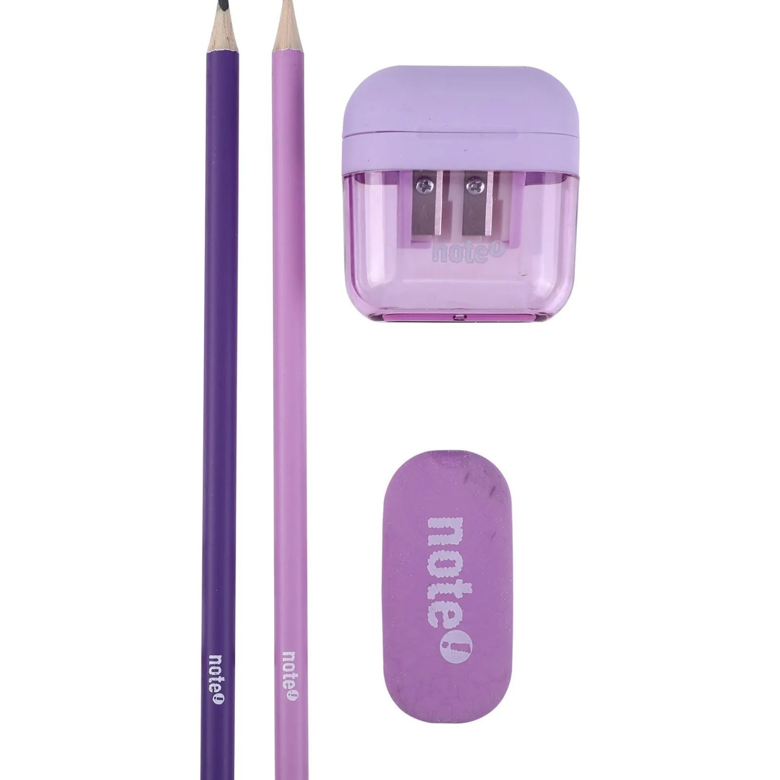 Hot Note! Conjunto Lápis Hd+Borracha+Afia Pastel