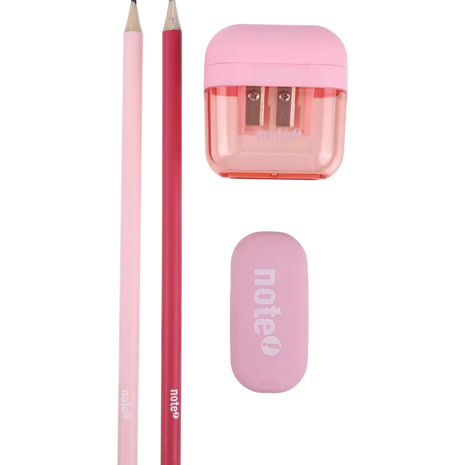 Hot Note! Conjunto Lápis Hd+Borracha+Afia Pastel