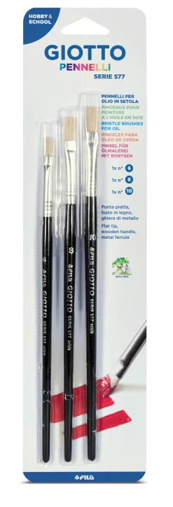 Fila Conjunto Pincéis para Óleo nº 6/8/10