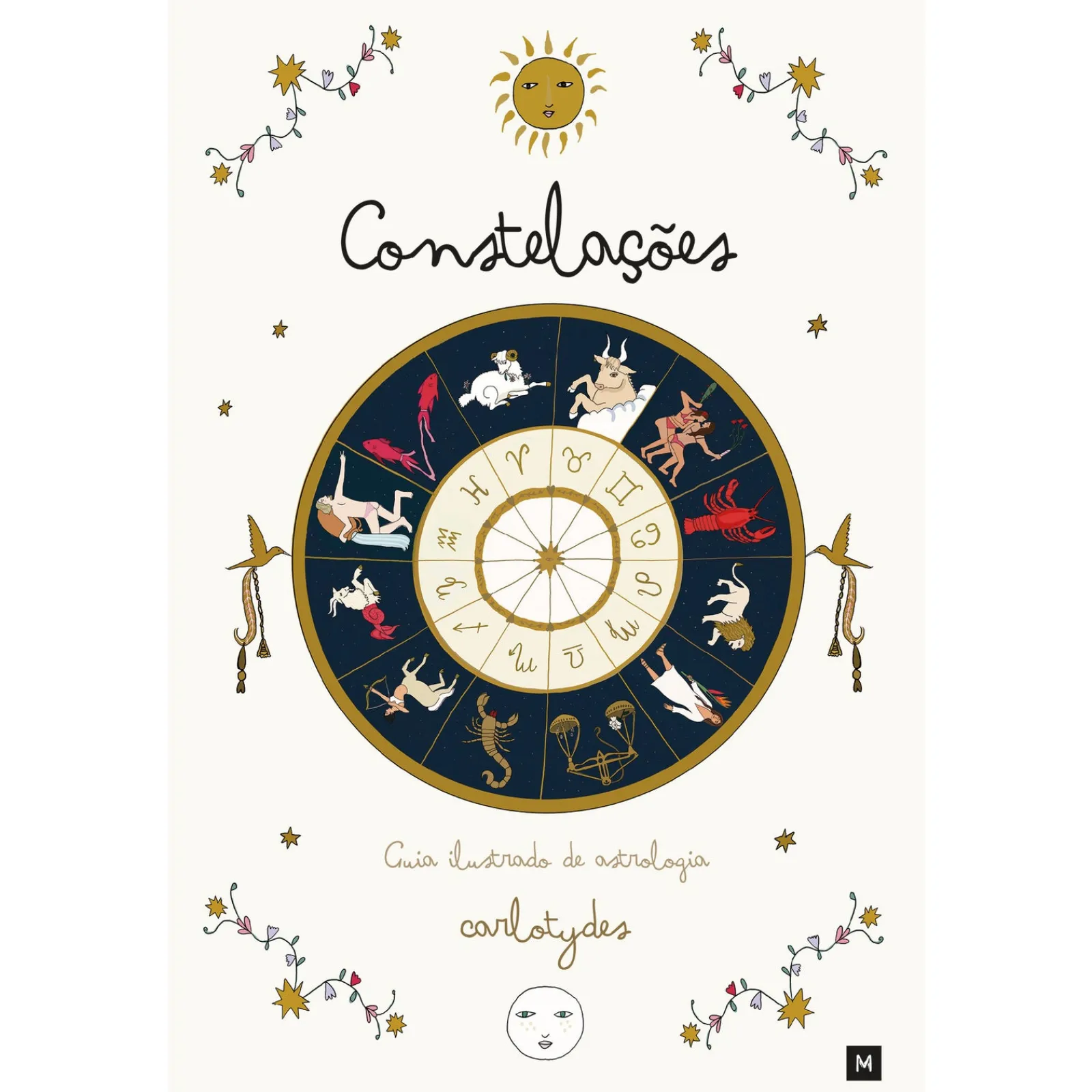 Marcador Constelações de Carlota Santos - Guia Ilustrado de Astrologia