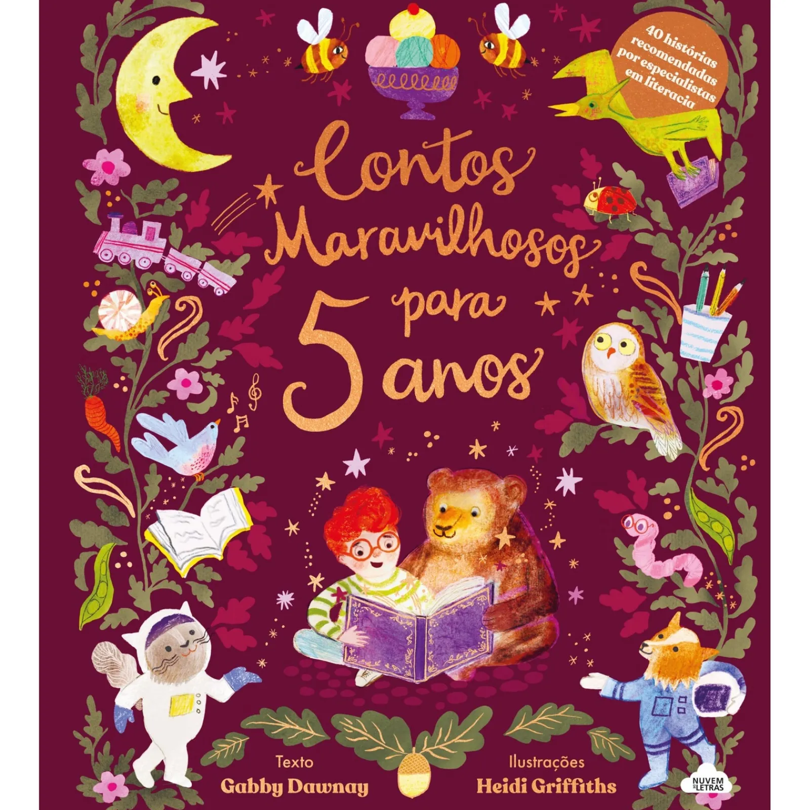 Nuvem De Letras Contos Maravilhosos para 5 Anos de Gabby Dawnay