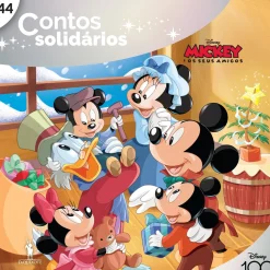 New Livros Mch Contos Solidários 44:Conto Natal Mickey de Disney