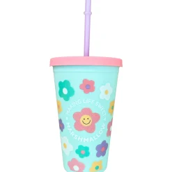 Discount Marshmallow Copo Plástico Palhinha 450ml