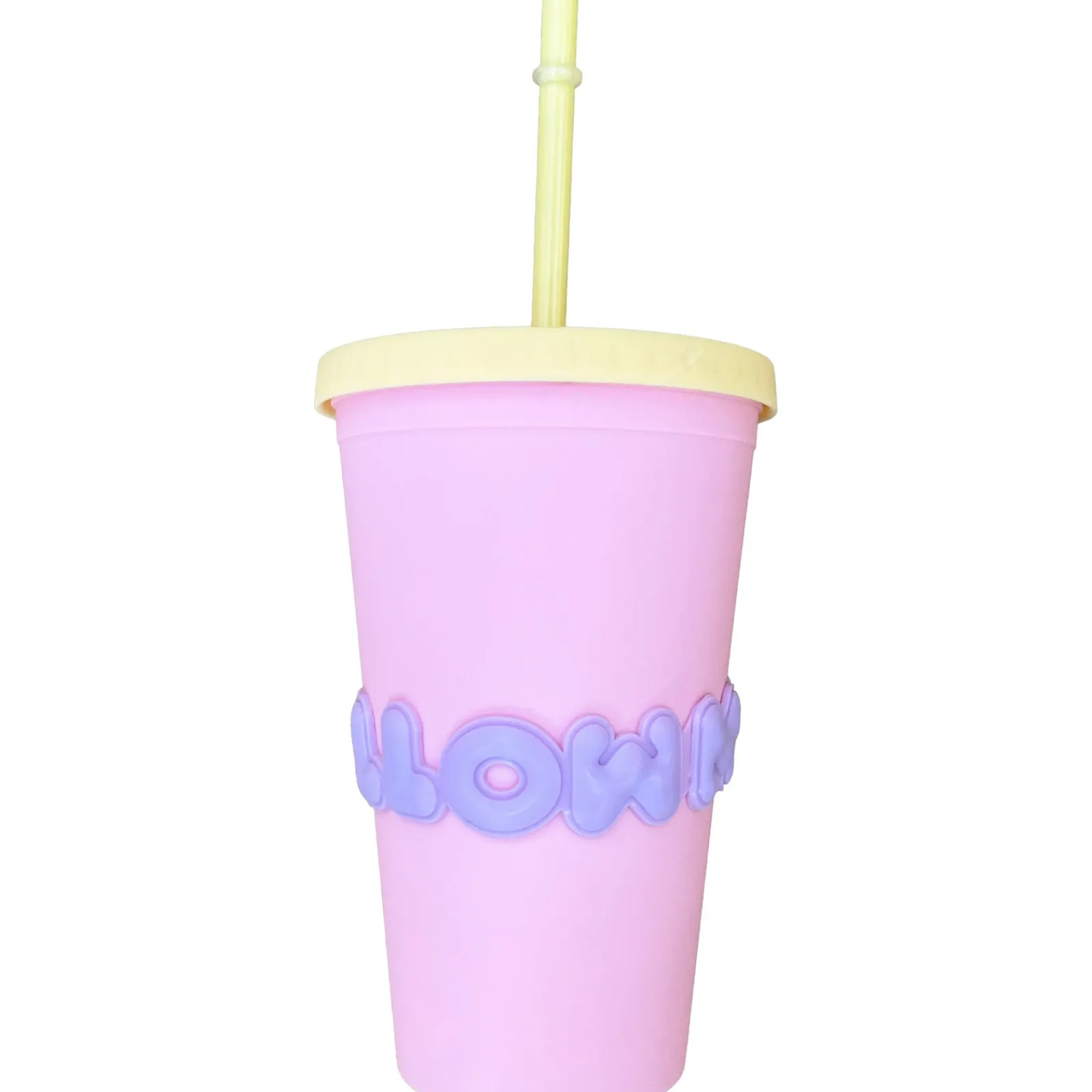 Discount Marshmallow Copo Plástico Palhinha 450ml