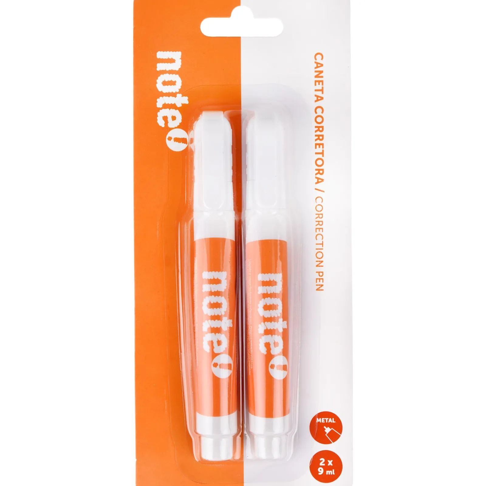 Note! Corretor 9 ml 2 unidades