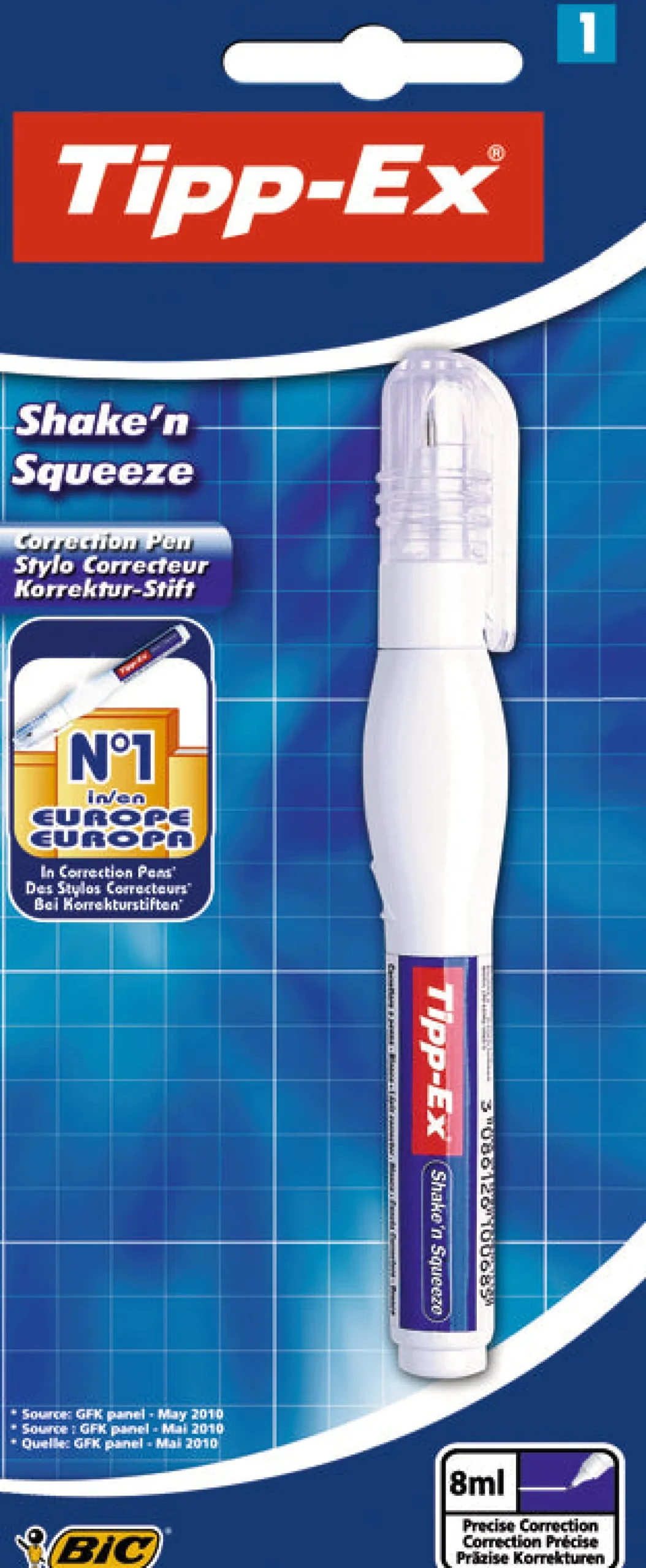 Tipp-Ex Corretor Shake'N Squeeze 8ml
