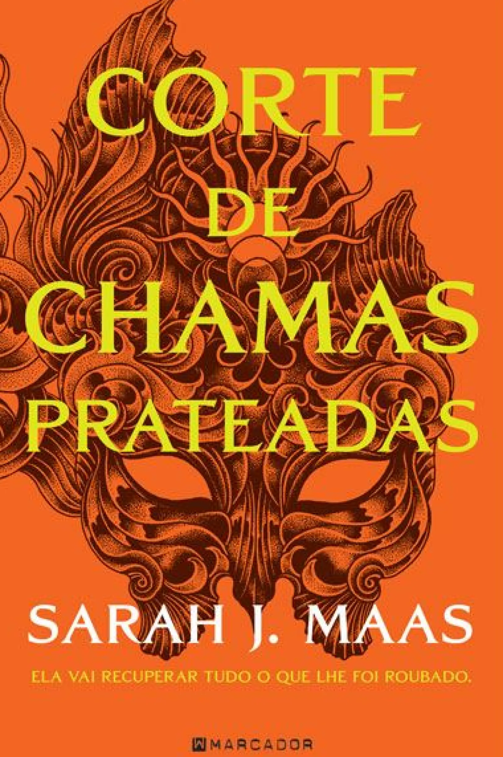 Hot Marcador Corte de Chamas Prateadas de Sarah J. Maas - Acotar Livro 4