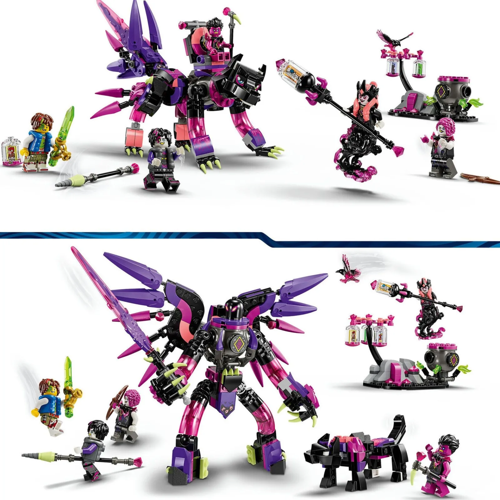 Lego-Dreamzzz Criaturas Assombrosas da Bruxa do Nunca