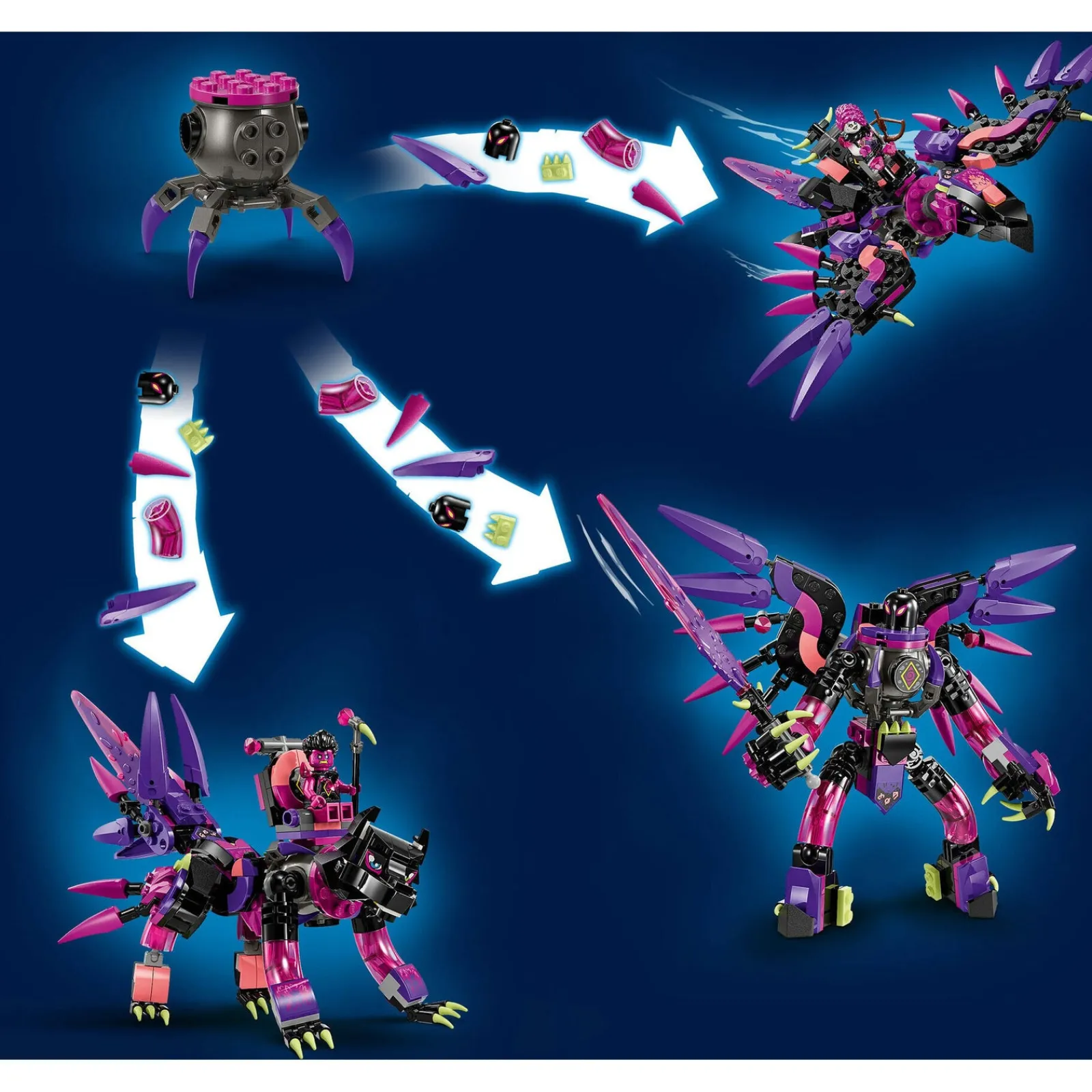 Lego-Dreamzzz Criaturas Assombrosas da Bruxa do Nunca