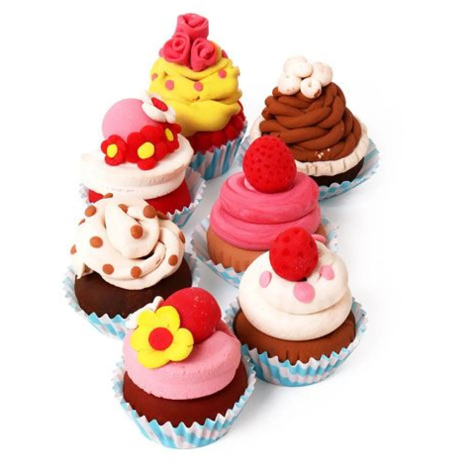 Sigtoys Cupcakes - 4 Potes Frutas + Acessórios