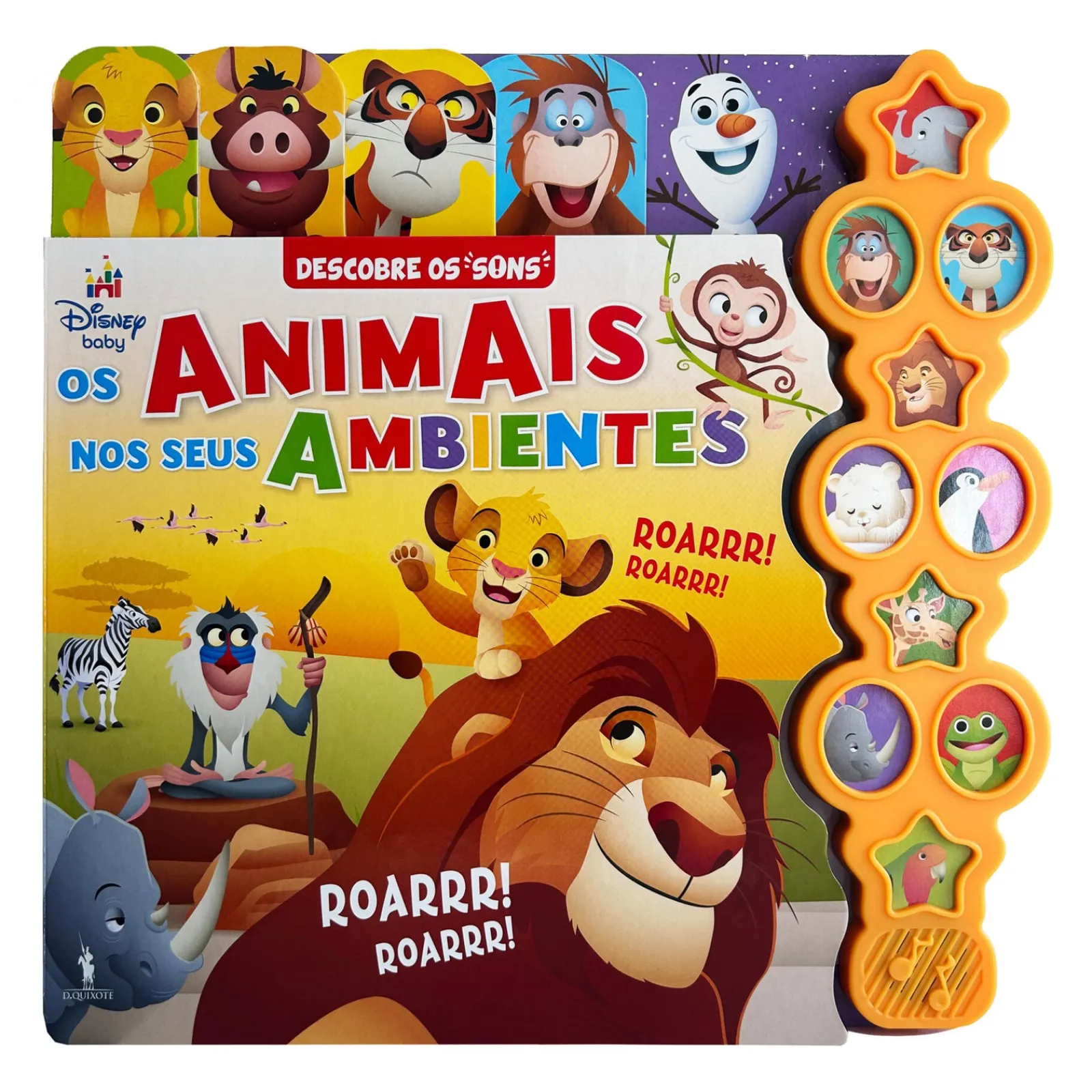 Dom Quixote Descobre os Sons - Animais nos seus Ambientes de Disney