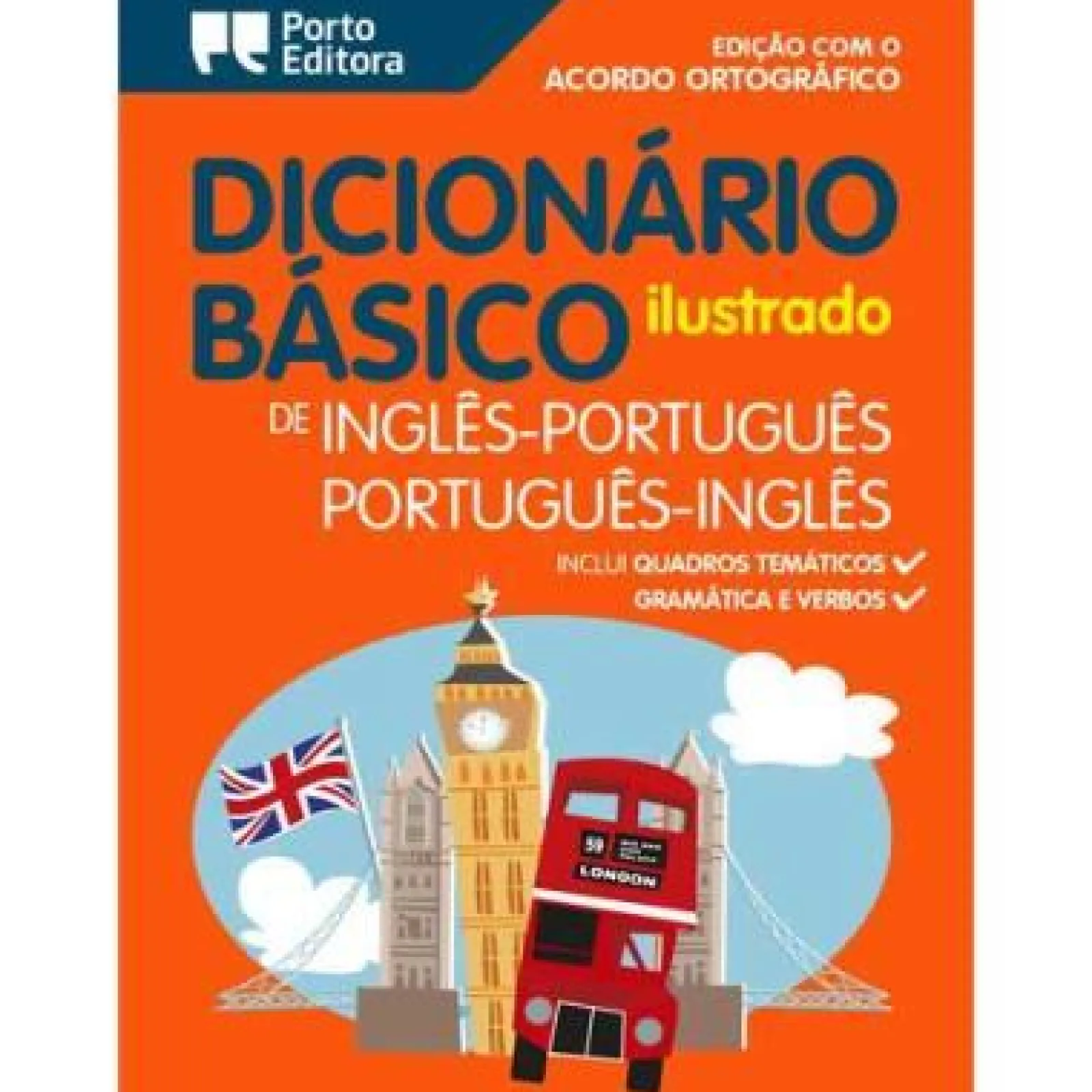 Outlet Porto Editora Dicionário Básico Ilustrado de Inglês-Português / Português-Inglês