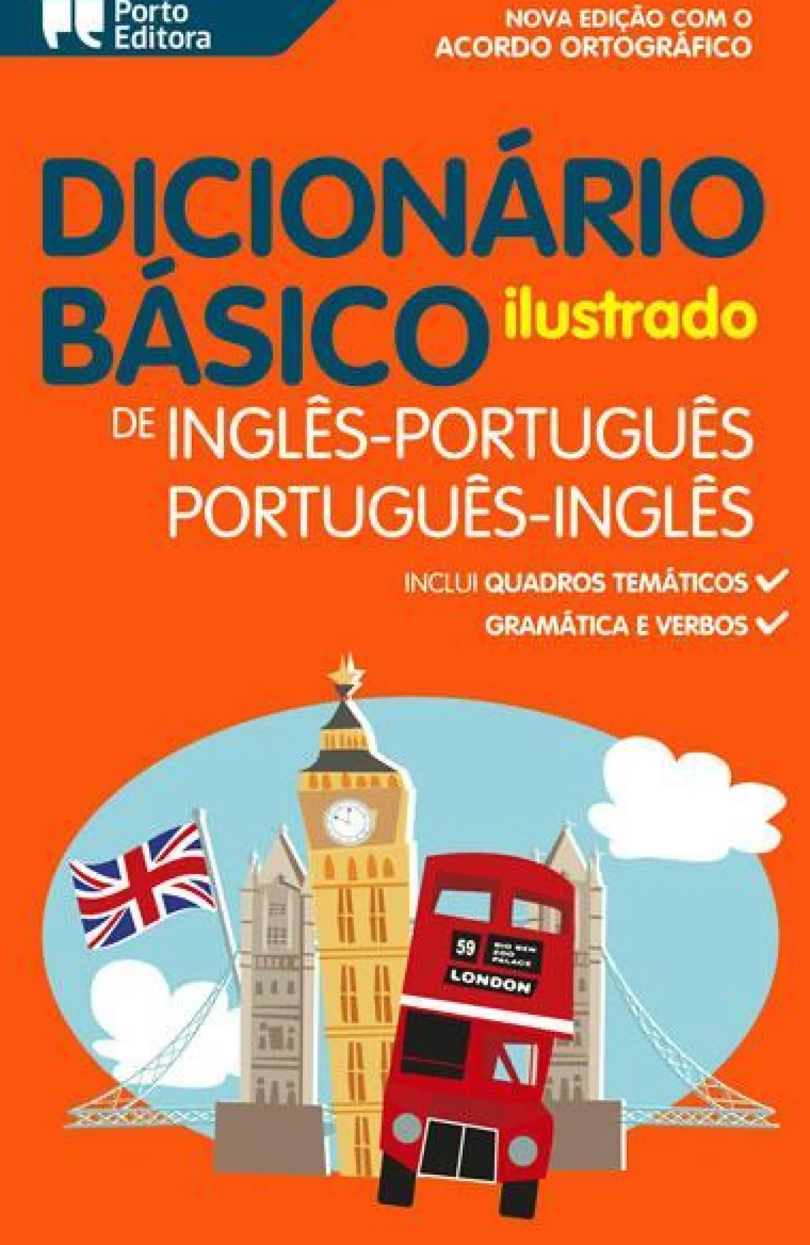 Porto Editora Dicionário Básico Ilustrado de Inglês-Português / Português-Inglês