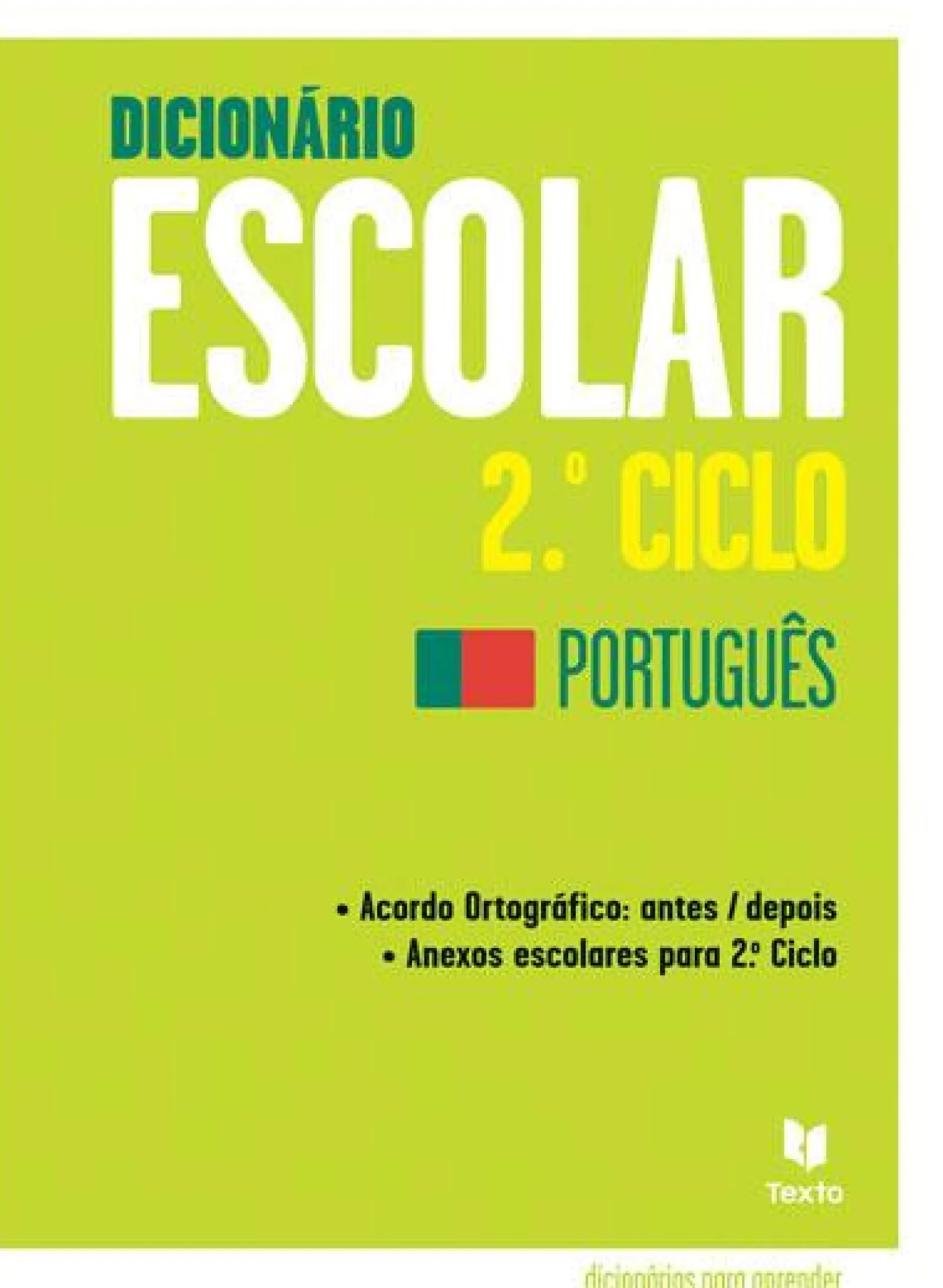 Best Texto Editores Dicionário Escolar - 2.º Ciclo Português