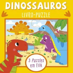 Porto Editora Dinossauros - Livro-puzzle em EVA