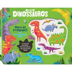 Jacaranda DINOSSAUROS: MALA de ATIVIDADES com AUTOCOLANTES BALÃO de MALA