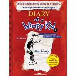 Booksmile Diário de um Banana 1: Aprende Inglês de Jeff Kinney - (2ª Edição)