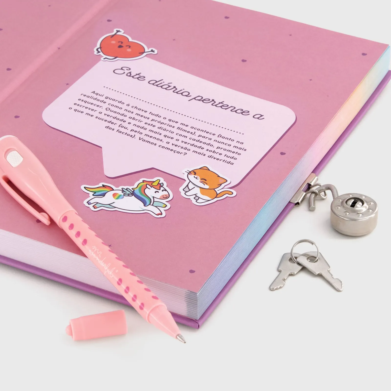 Mr. Wonderful Diário E Caneta - Shhh... Não Contes