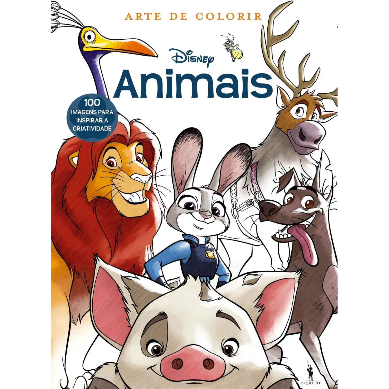 Dom Quixote Disney - Arte de Colorir Animais