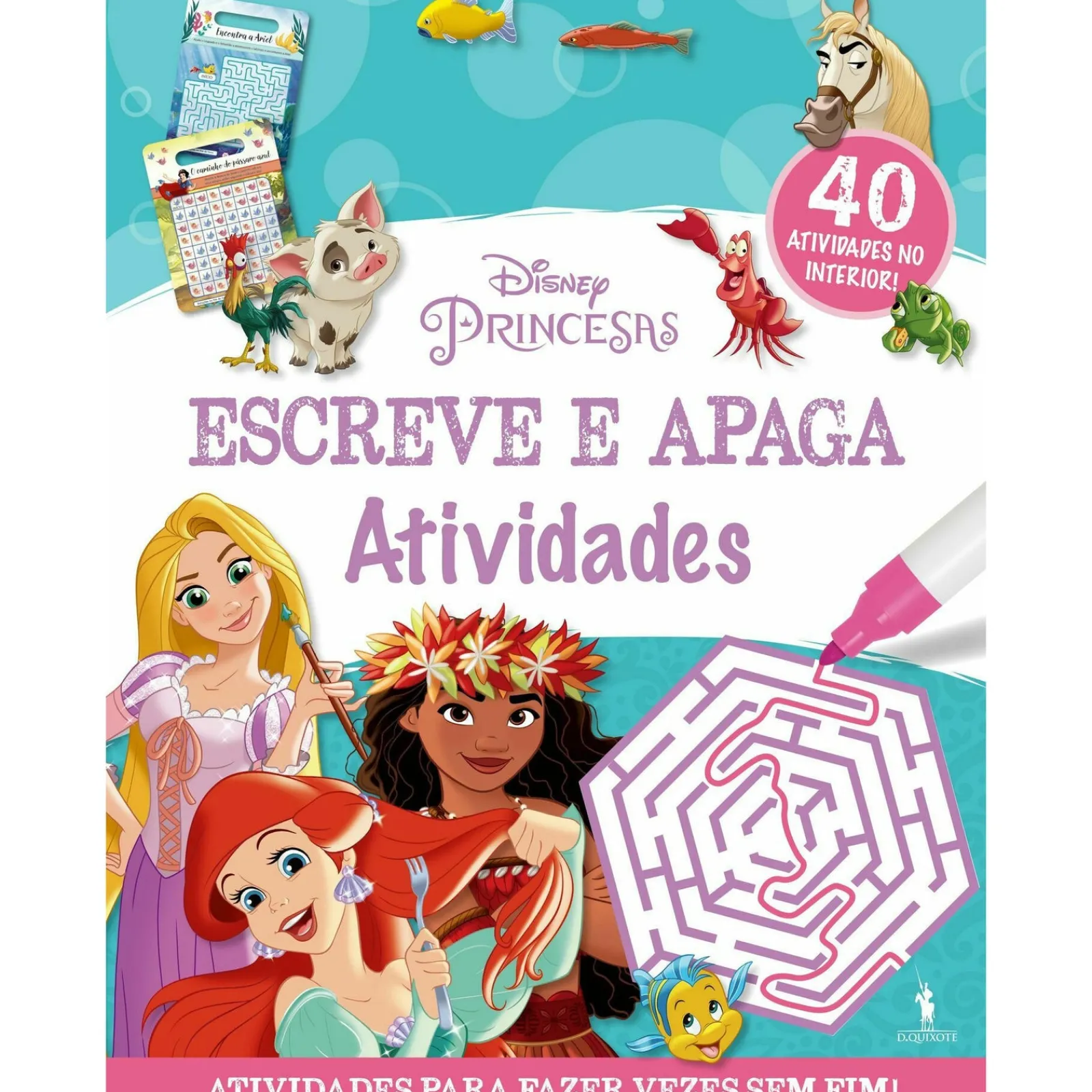Discount Dom Quixote Disney Princesas: Escreve e Apaga - Atividades de Disney