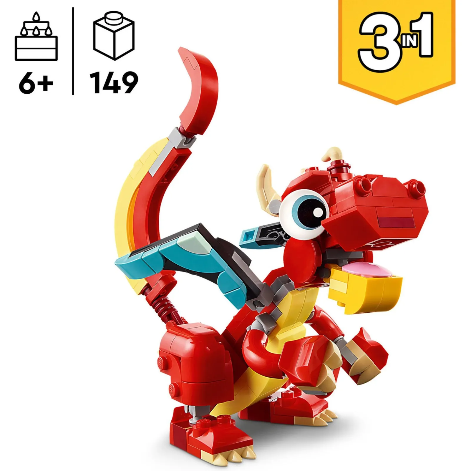 Lego-Creator Dragão Vermelho