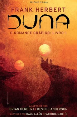 New Relógio D'Água Duna o Romance Gráfico de Frank Herbert