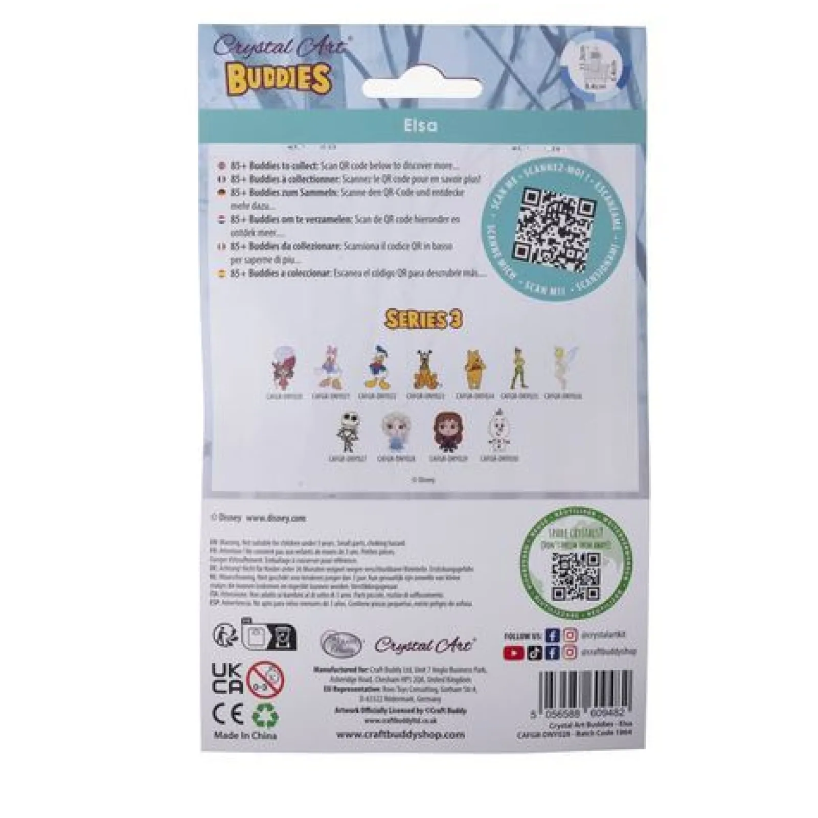 Online Crystal Art Elsa, Buddy