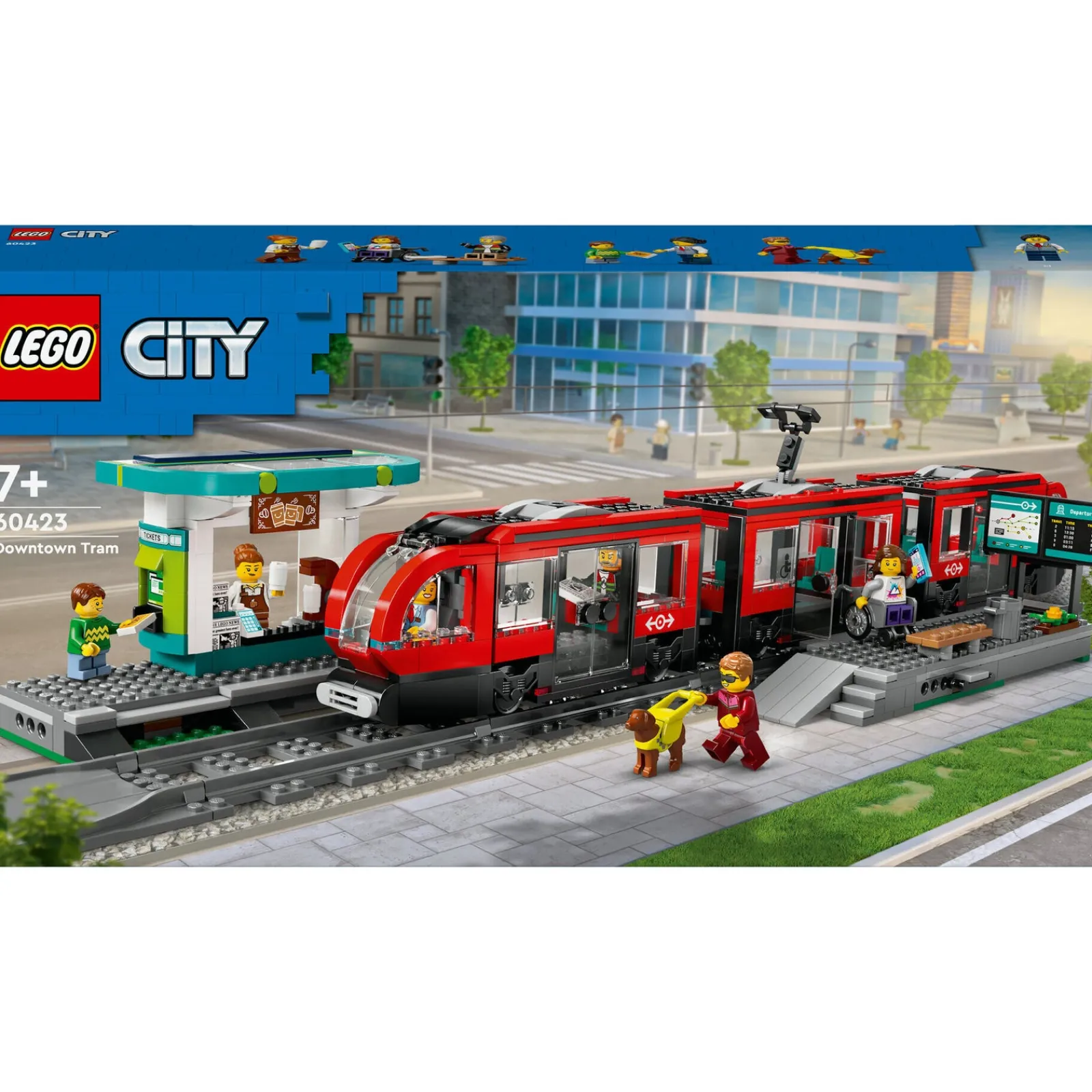 Lego-City Elétrico e Estação na Baixa