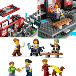 Lego-City Elétrico e Estação na Baixa