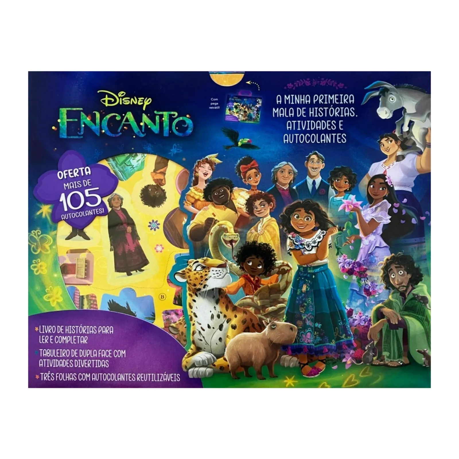 Dom Quixote Encanto - A Minha Primeira Mala de Histórias, Atividades e Autocolantes