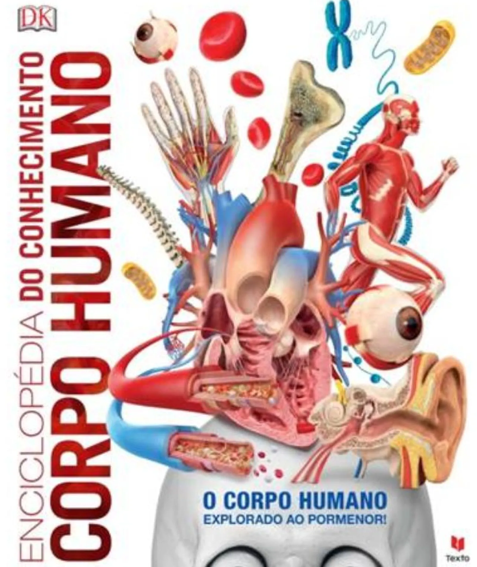 Texto Editores Enciclopédia do Conhecimento - Corpo Humano de Dorling Kindersley - O Corpo Humano Explorado ao Pormenor