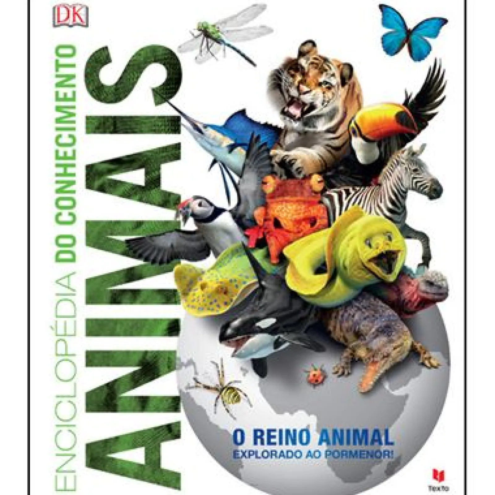 Best Texto Editora Enciclopédia do Conhecimento - Animais de Dorling Kindersley - O Reino Animal Explorado ao Pormenor