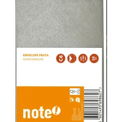 Note! Envelope Silicone C6 114*162 Prata 10 unidades