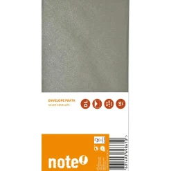 Note! Envelope Silicone Dl 110*220 Prata 10 unidades