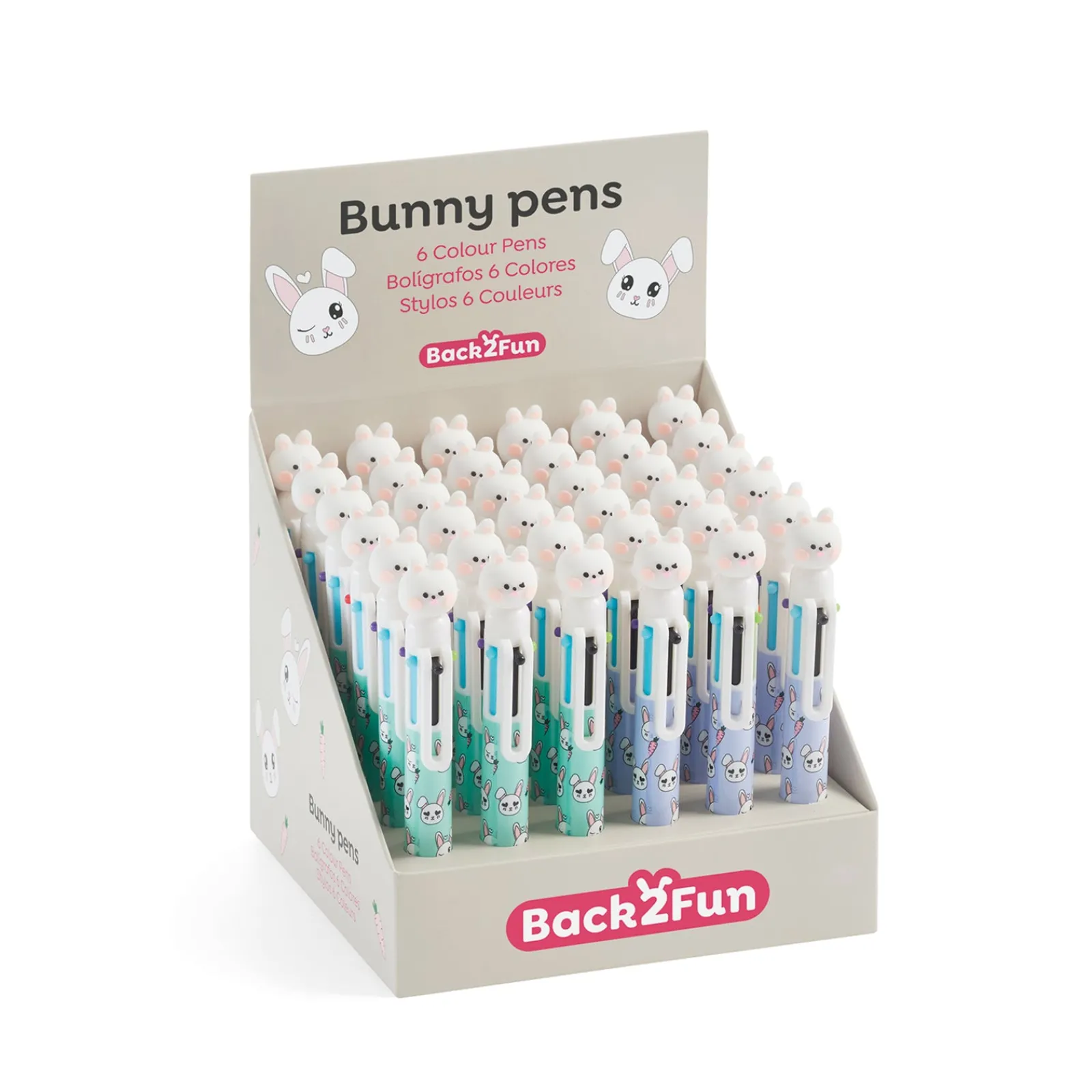 Apli Esferográfica 6 Cores B2F