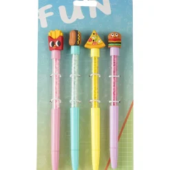 Sem Marca Esferográfica 20Cm Food 4 Unidades