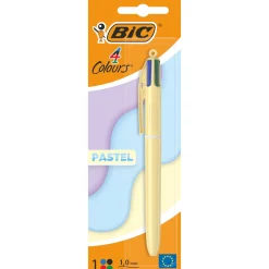 New Bic Esferográfica Com 4 Cores Pastel