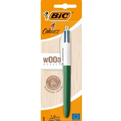 Bic Esferográfica com 4 Cores Wood