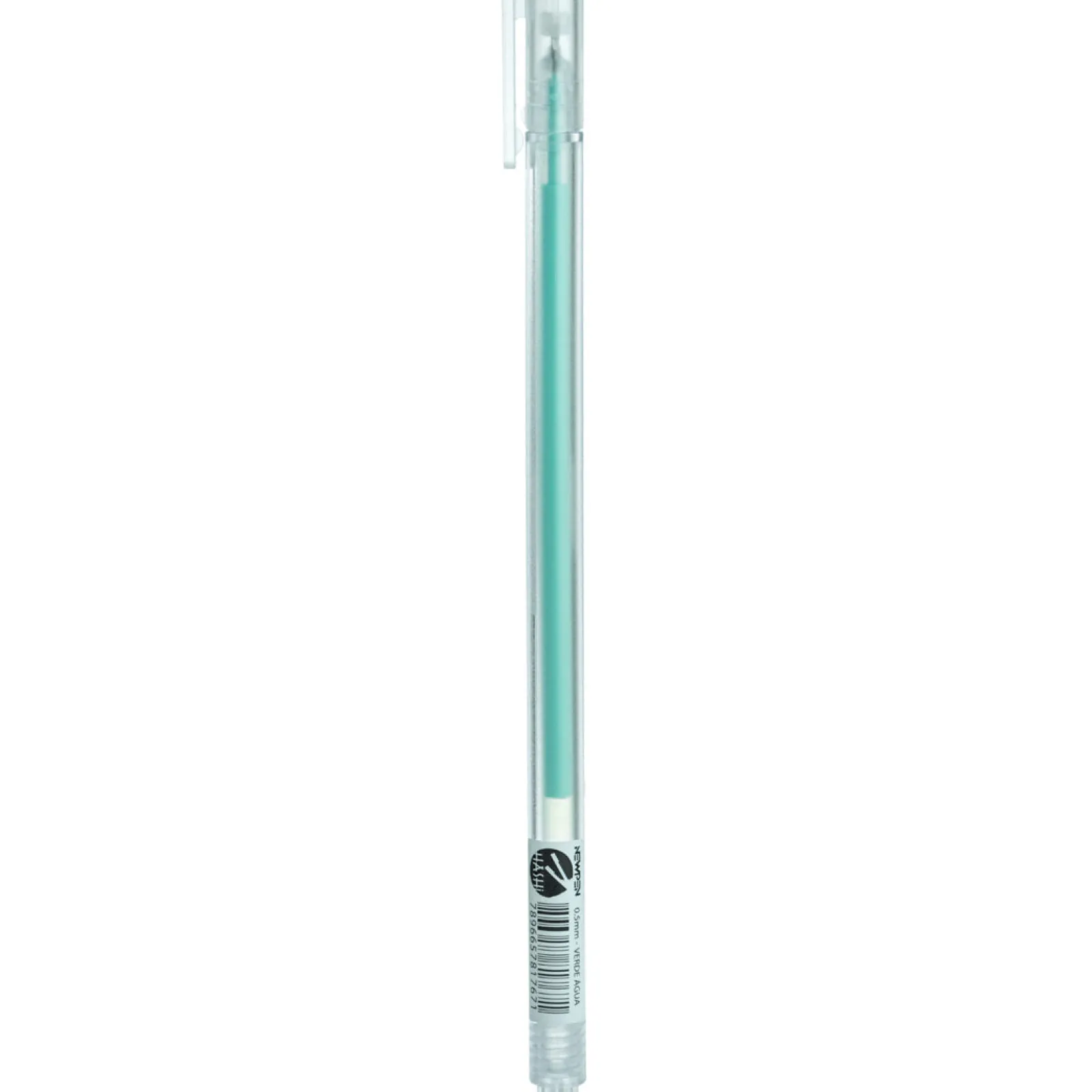 Newpen Esferográfica Gel Hashi 0.5mm Verde Água