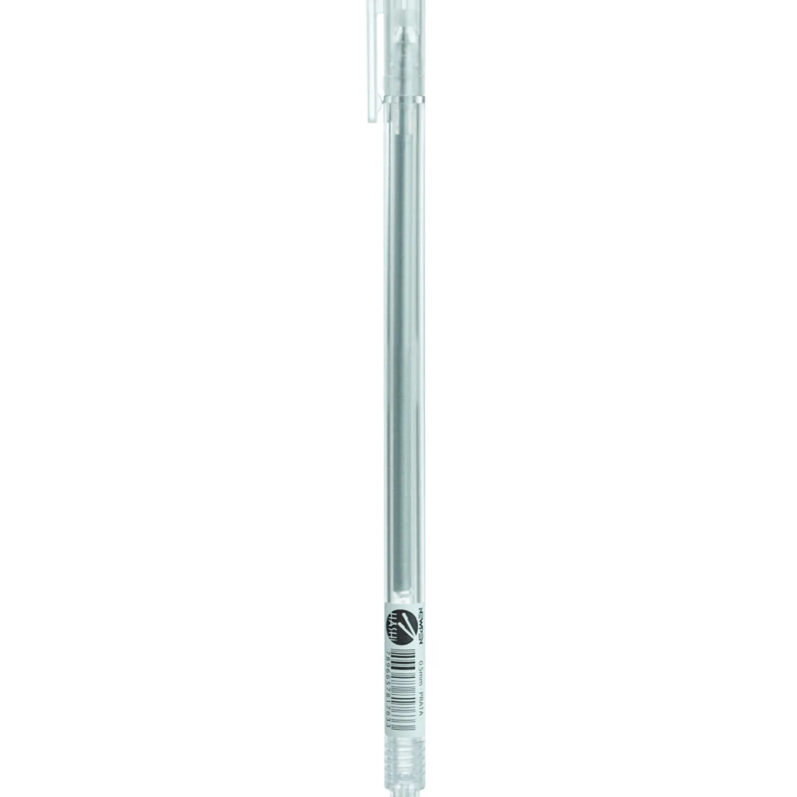Newpen Esferográfica Gel Hashi 0.5mm Prateado