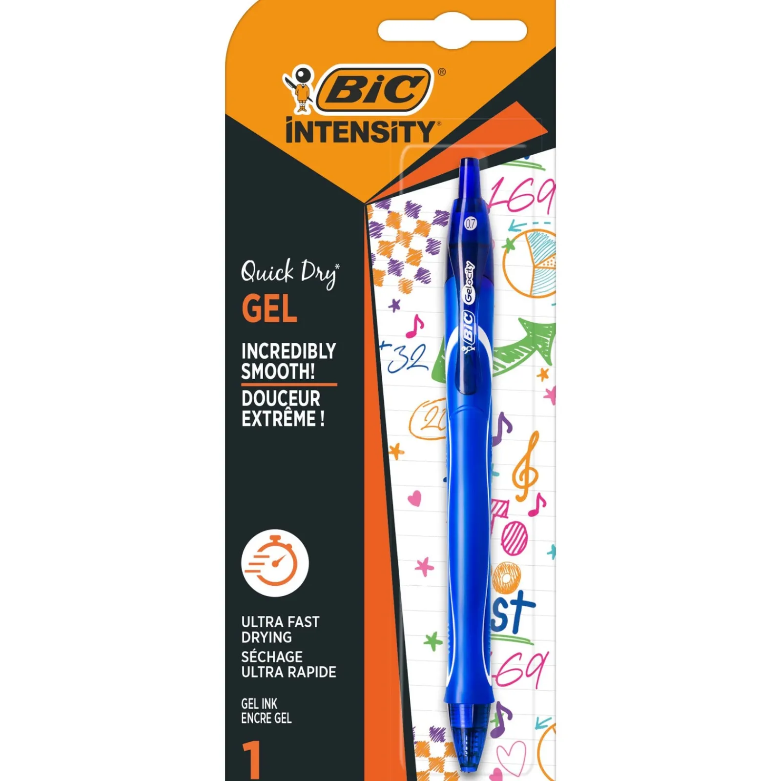 Bic Esferográfica Gelocity Quick Dry de Tinta Azul