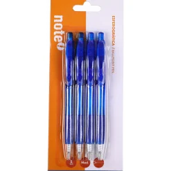 Discount Note! Esferográfica Retrátil de Tinta Azul