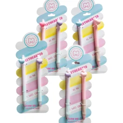 Marshmallow Esferográfica Tinta Apagavel Heart 2 Unidades