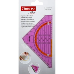 Best Fegol Esquadro Geométrico 16Cm Geoflex Rosa Aristo