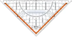 Rotring Esquadro Geométrico com Pega 23cm