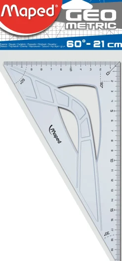 Maped Esquadro Graphic 60º 21Cm