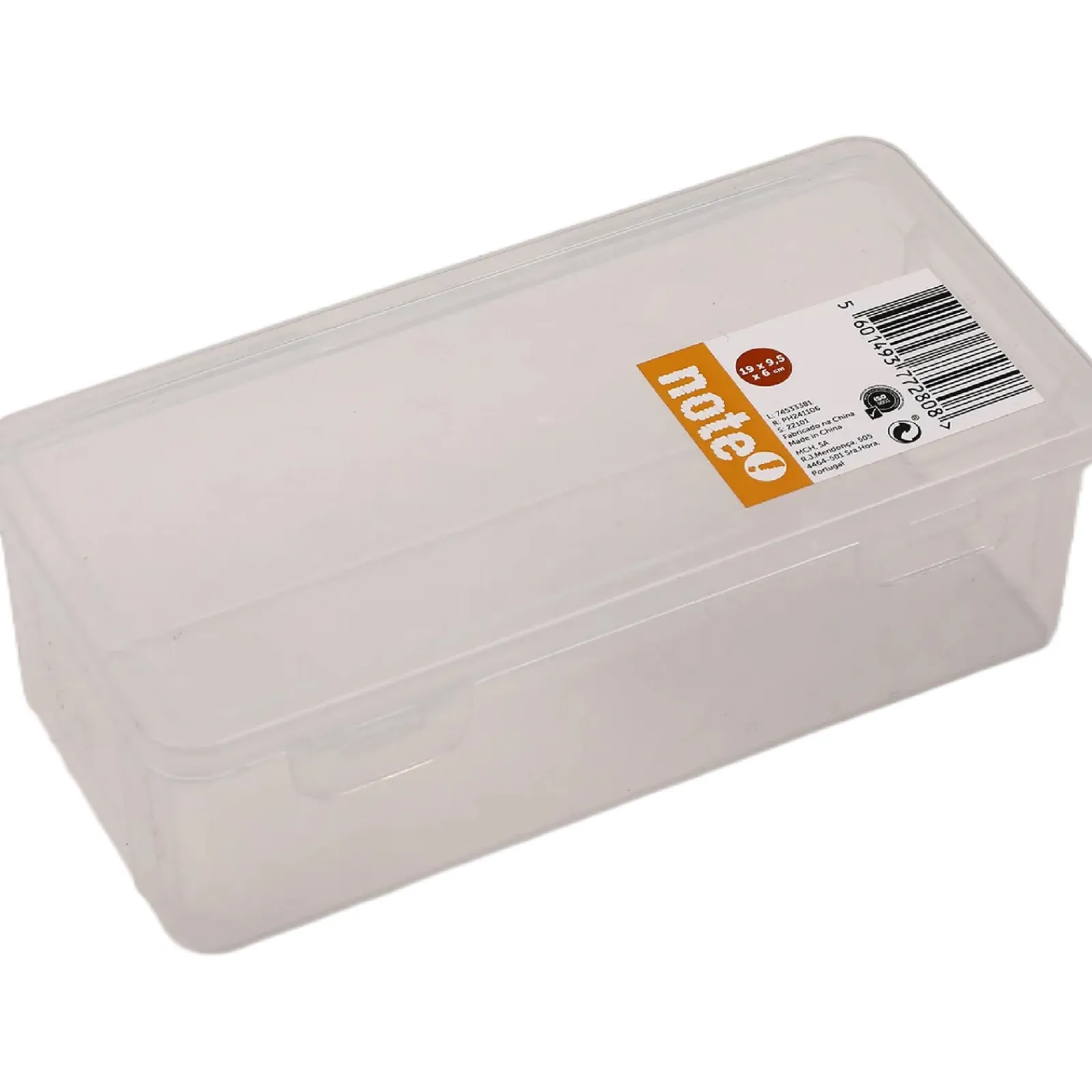 Note! Estojo Caixa Plástico 19x9,5x6cm